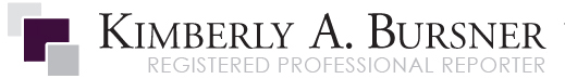 Bursner & Associates Court Reporting Logo